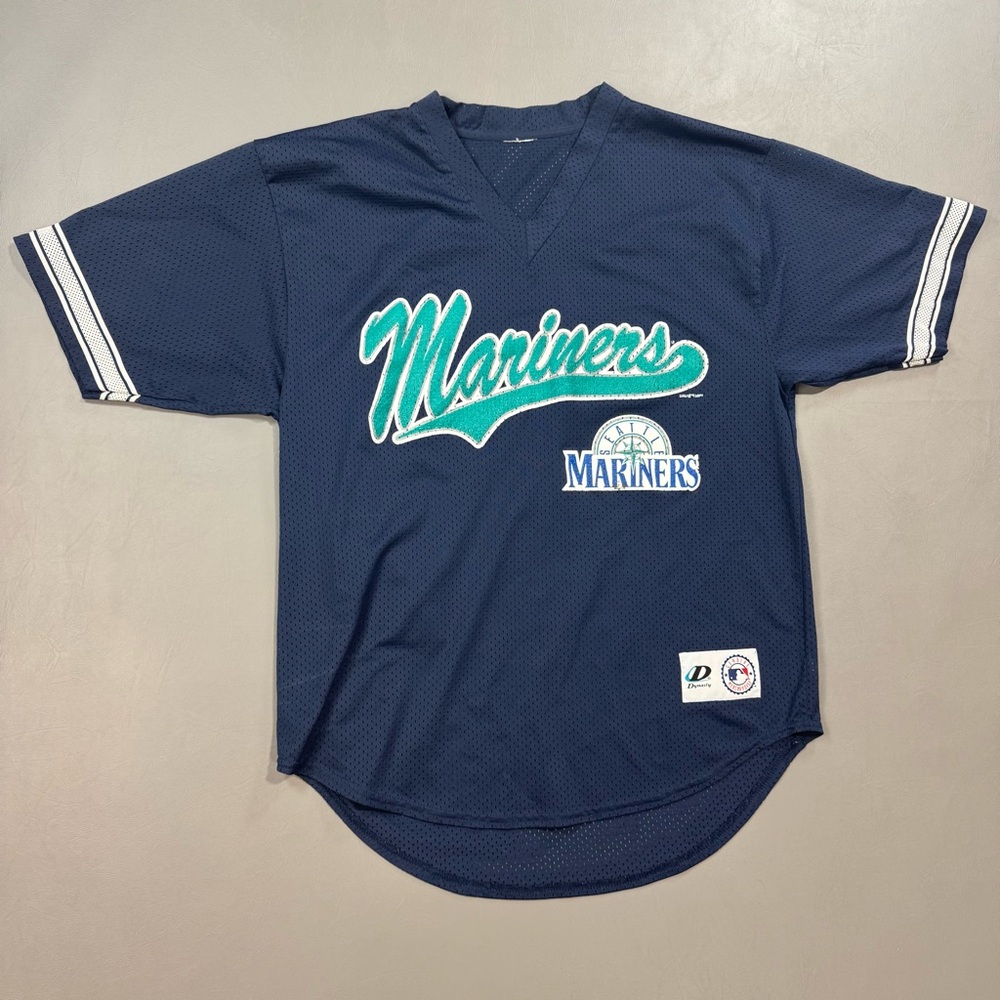Vintage Seattle Mariners Mesh Jersey – Navy – 21x29.5 - Men’s Medium